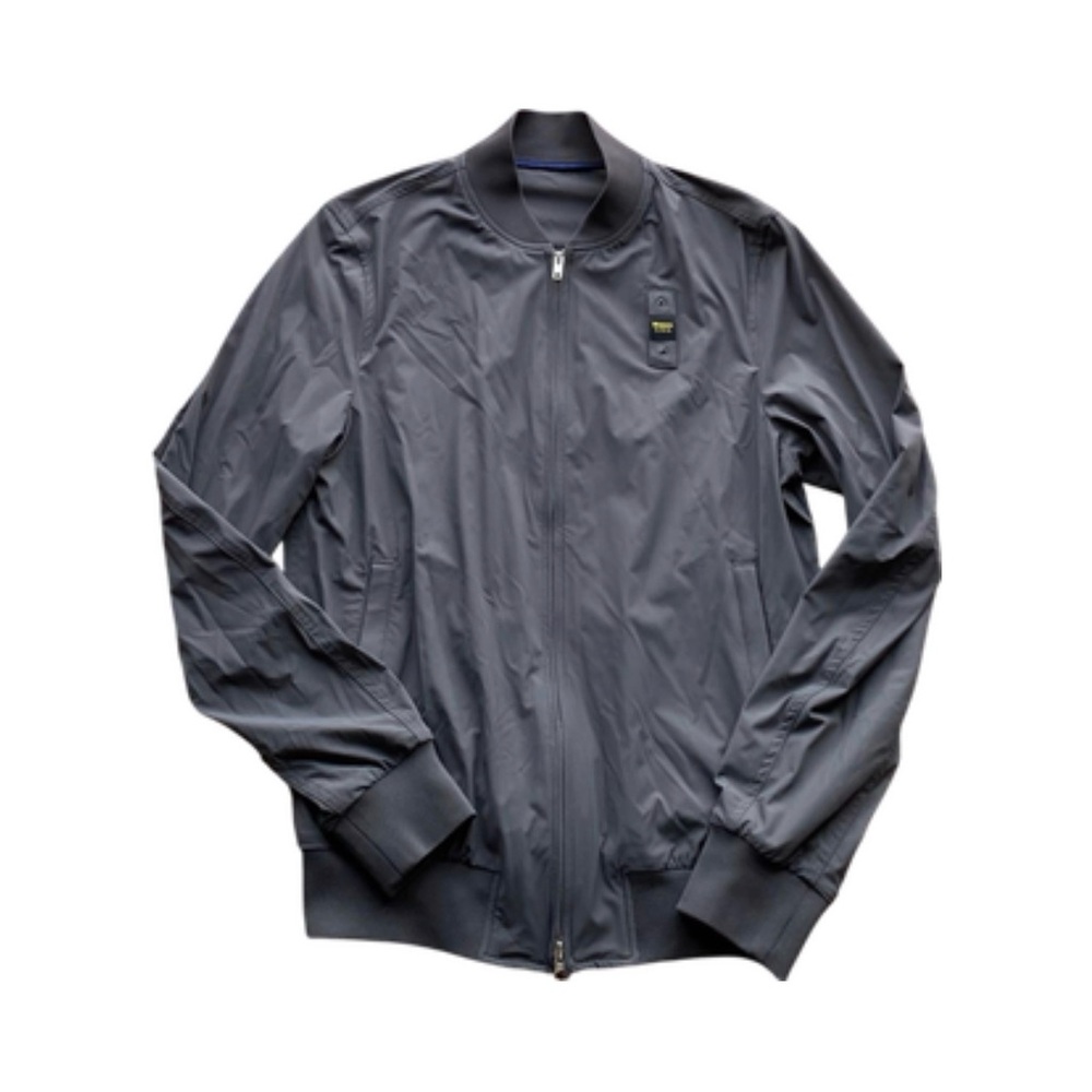 Grey Blauer U.S.A. Bomber jacket with pockets size medium